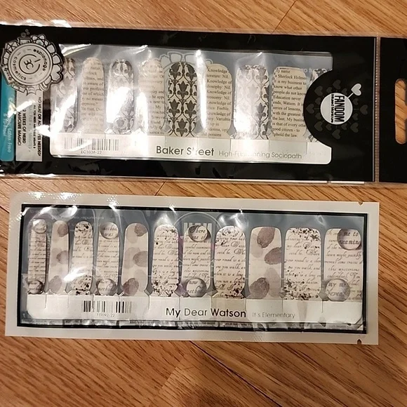 Giant Lot Of Bookish / Nerdy / Geeky Nail Wraps
